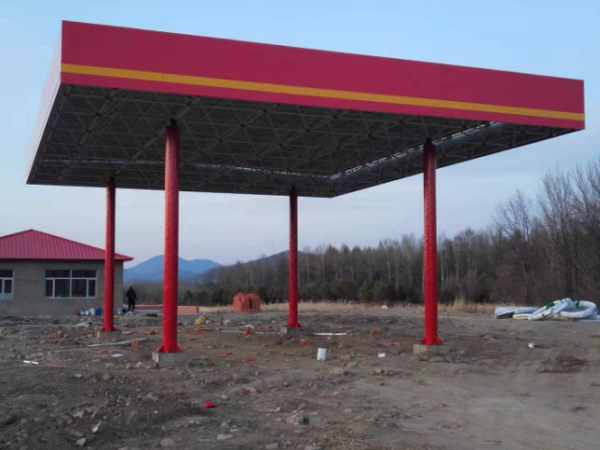 衡水加油站网架