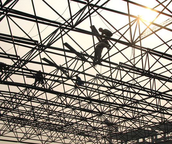 衡水厂房网架安装